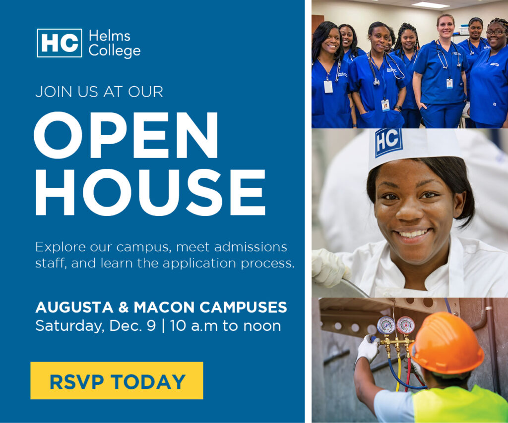 Helms College Helms College Announces Open House Events At Augusta Helms College Helms College Announces Open House Events At Augusta
